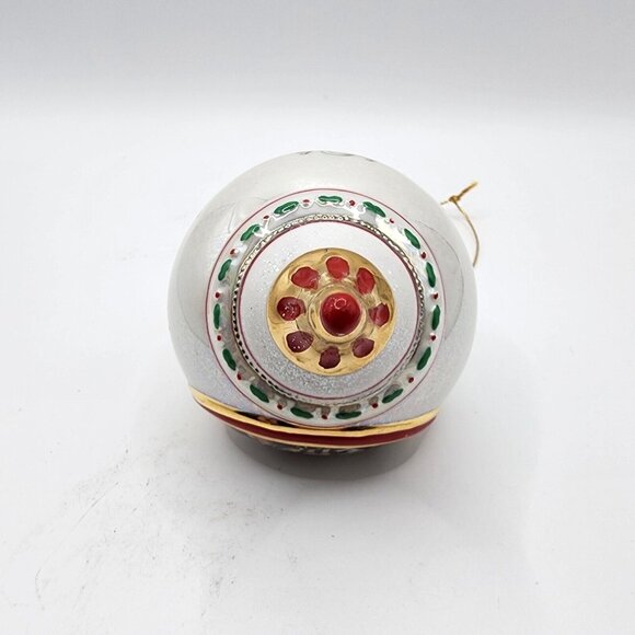 Vintage 1999 Bradford Edition Porcelain Christmas Ornaments An armful of Joy - Picture 6 of 8